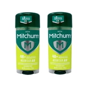 Mitchum Men s Triple Odor Protection Antiperspirant & Deodorant Gel, Mountain Air, 48HR Protection, 3.4 oz, 2 Pack