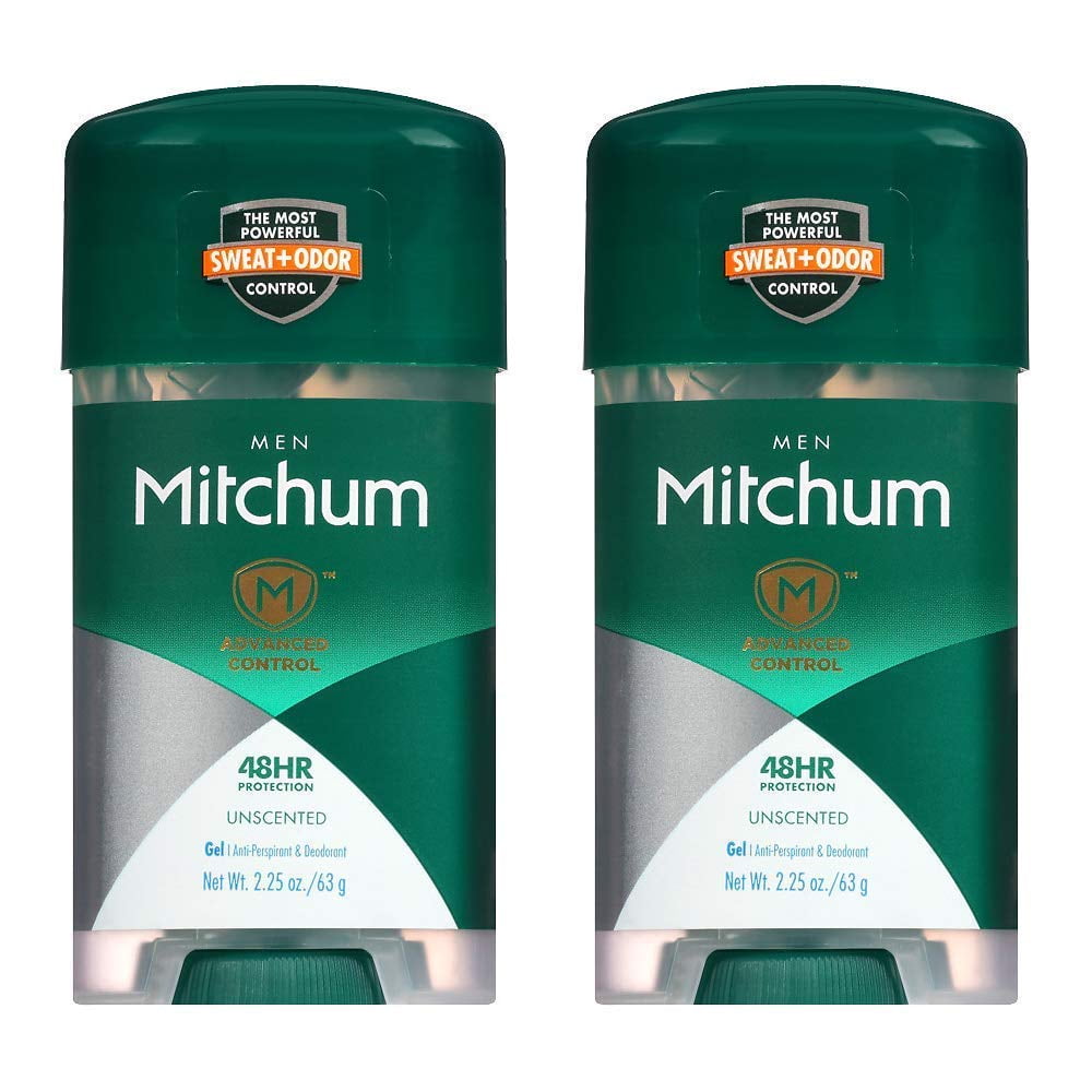 Mitchum Power Gel AntiPerspirant Deodorant Unscented 2.25 oz (Pack of