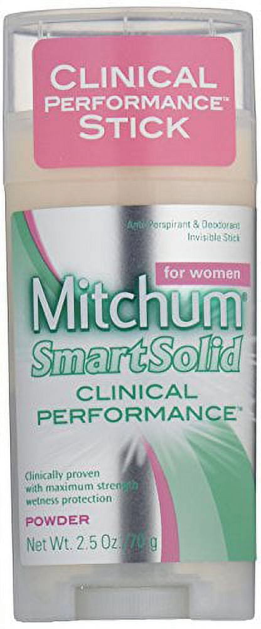 Mitchum Smart Solid Clinical Performance Powder Anti-Perspirant 2.5 Oz ...