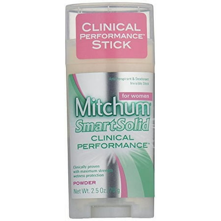 Mitchum Smart Solid Clinical Performance Powder Anti-Perspirant 2.5 Oz