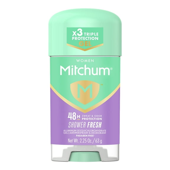 Mitchum Women’s Triple Odor Protection Antiperspirant & Deodorant Gel, Shower Fresh, 2.25 oz
