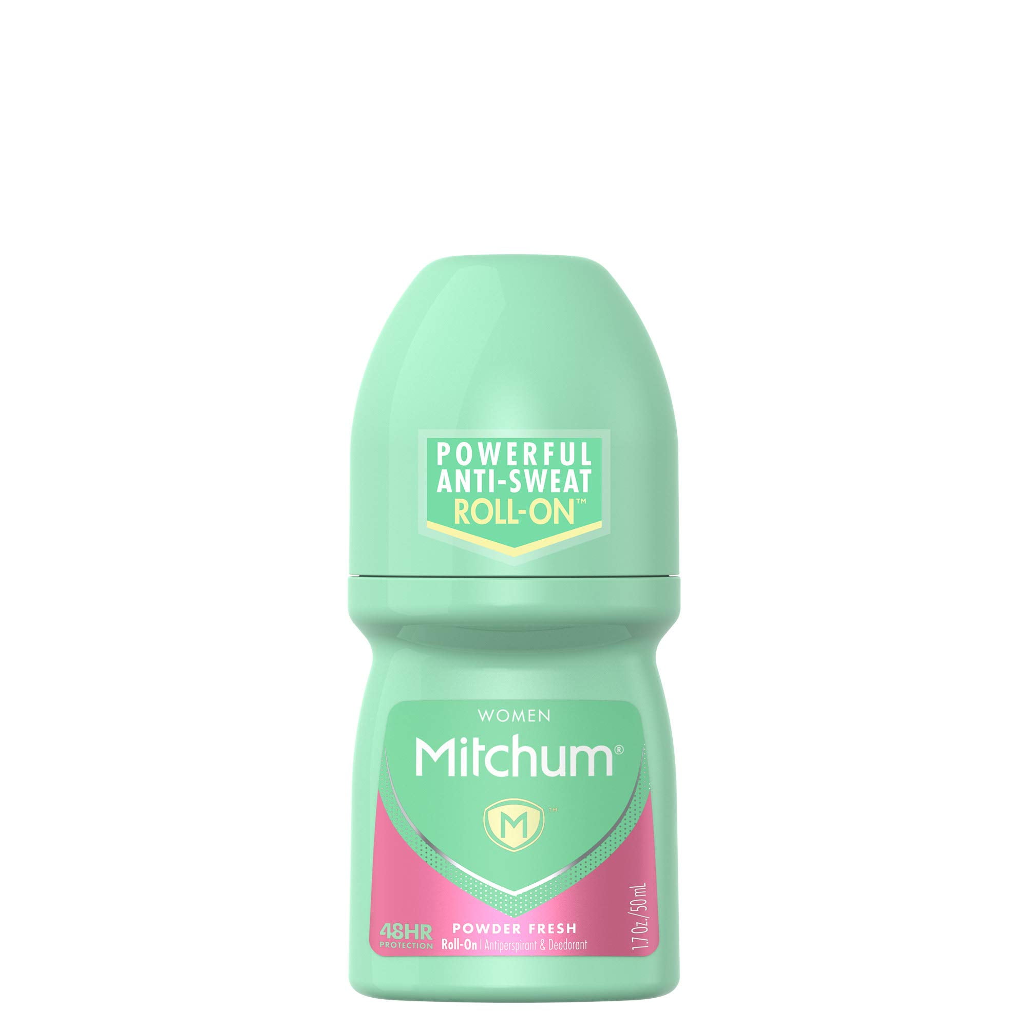 Mitchum Women Invisible Roll-On, Powder Fresh 1.7 Oz (Pack Of 3)
