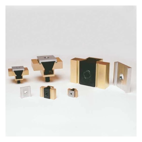 Mitee-Bite Products Mach. Fixture Clamp, Wedge, 1/4-20, 1900lb. 60080