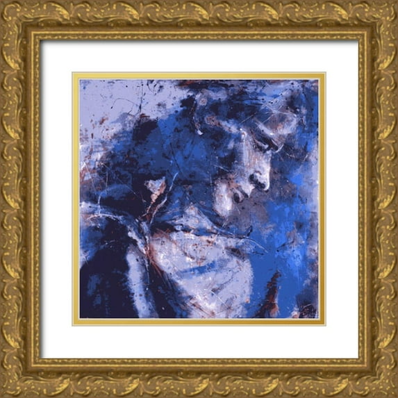 Miteff, Stefan 26x26 Gold Ornate Wood Framed with Double Matting Museum Art Print Titled - Emotion