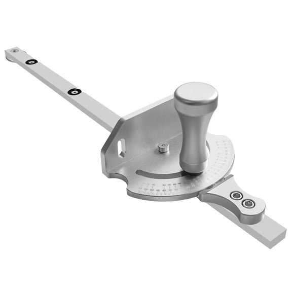 Miter Gauge Fixed Angle Gear Shifting Hole Universal Table Saw Gauge, Miter Saw Protractor With A Standard Slot Bar