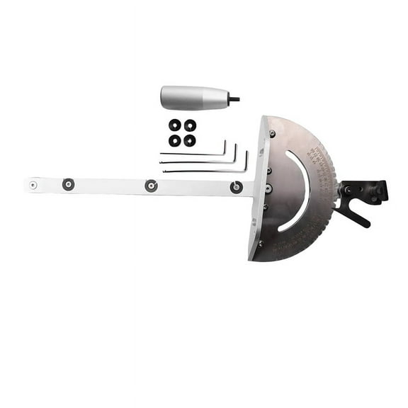 Miter Gauge for Table Saw Guide with 120 Angle Stops
