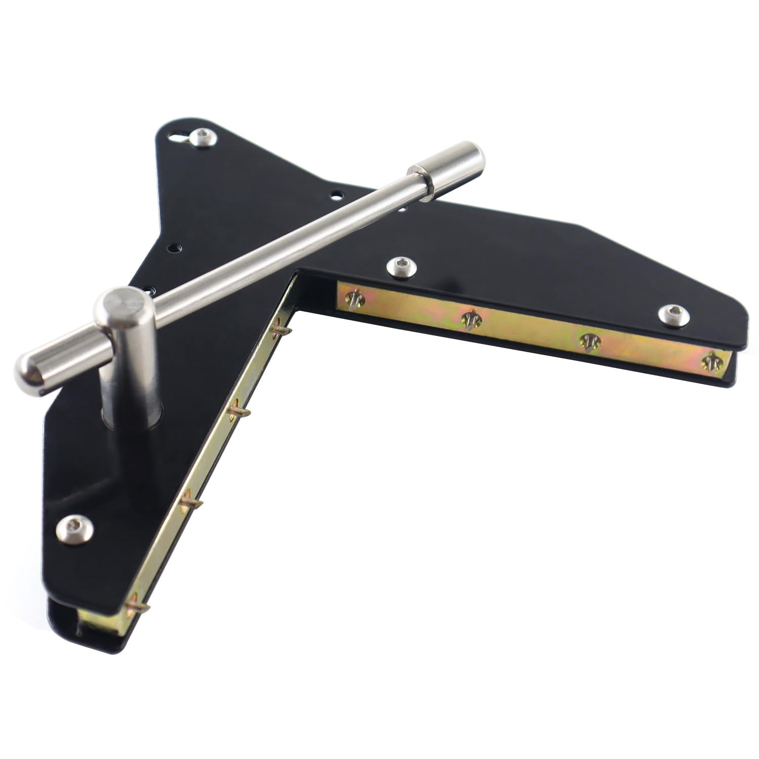 Heavy-Duty Miter Corner Clamp – For Frames, Door & Window Casings – Chrome & Brass Build