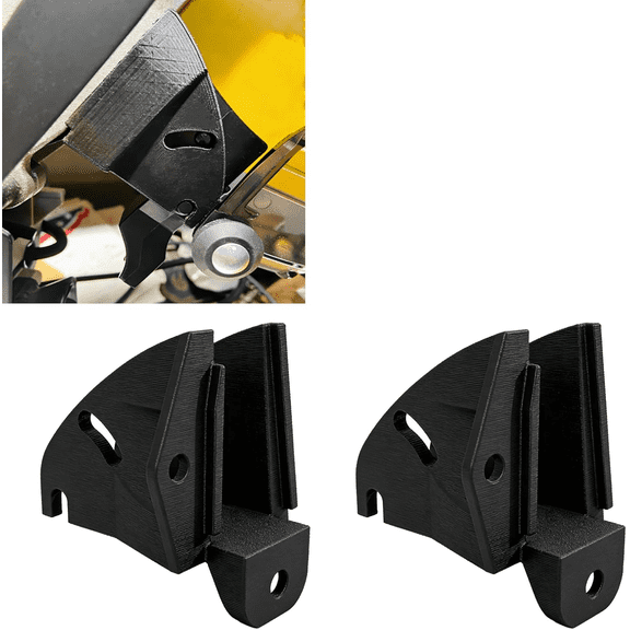 Miter Saw Dust Bracket Replacement Compatible with DeWalt DWS779 & DWS780 - Reinforced Guard to Support Dust Collection and Stability