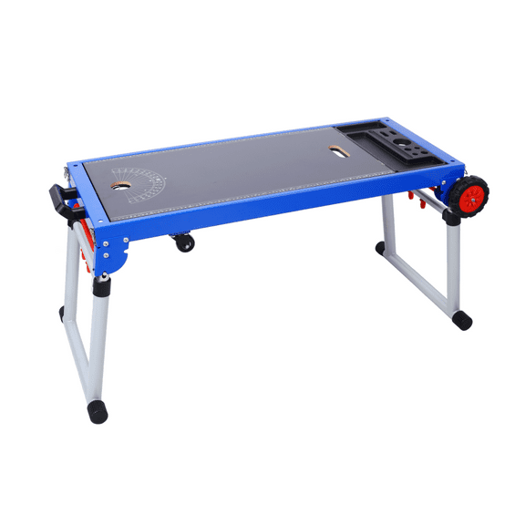 Miter Saw Stand 5-in-1 Portable Workbench Folding Table Adjustable Legs