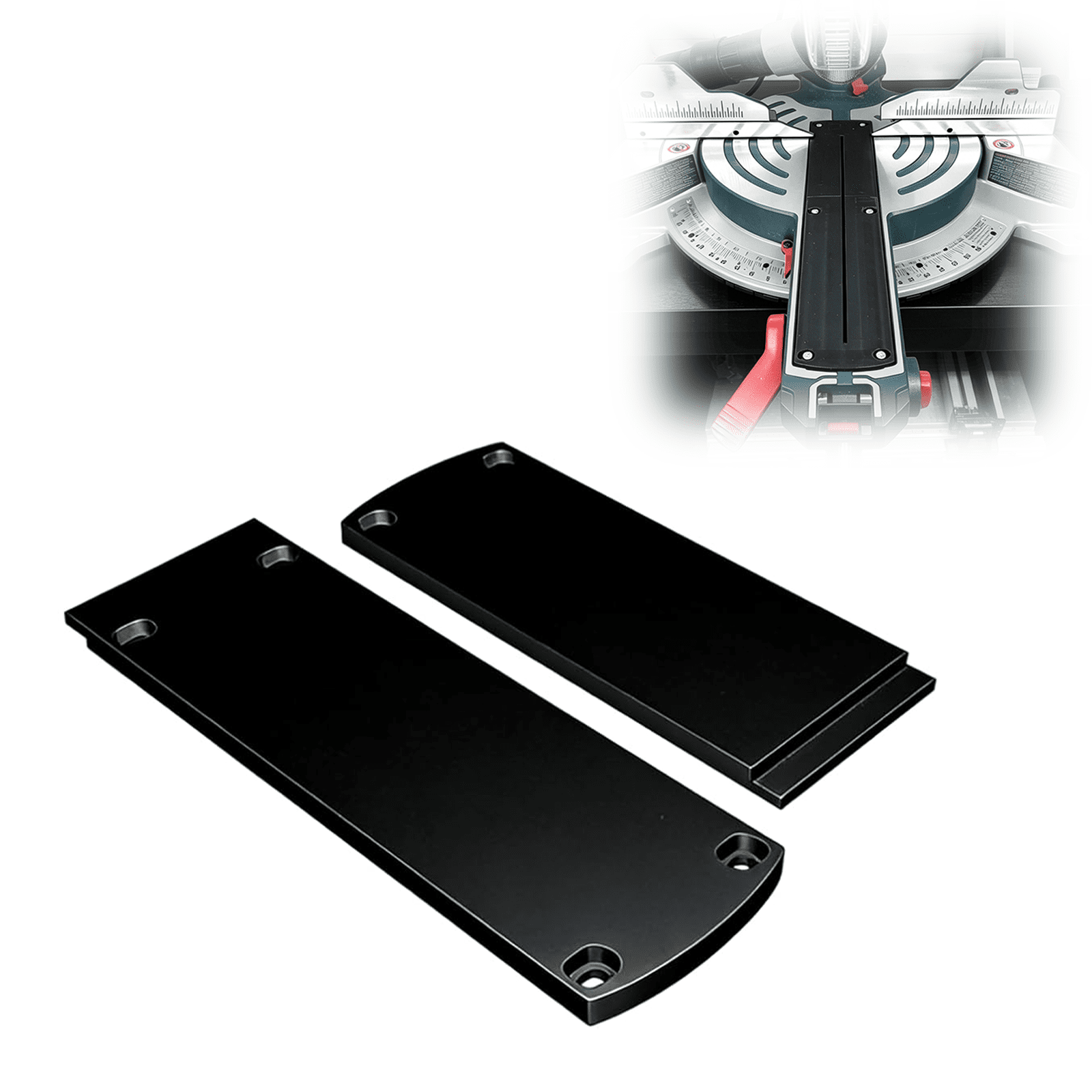 Miter Saw Zero Clearance Insert Compatible with Bosch GCM12SD GCM12GDL, Precision Throat Plate Upgrade Clean Cuts Workshop Use