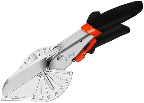 Miter Shears, 45°-135° Adjustable Angle Cutter for Shoe Moulding ...