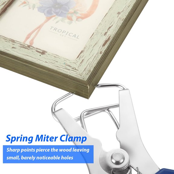 Miter Spring Clamps Kit, Spring Loaded Pliers and 13PCS Miter Clamps, Miter Spring Clamps Pliers for for Woodworking,Picture Frames,Wood Trim,Moldings$$Tools & Hardware Other
