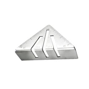 Miter Square Ruler, 22.5°-90° High Precision Heavy Duty Metal Angle Protractor for Pipe Steel Fabrication.(10 in)