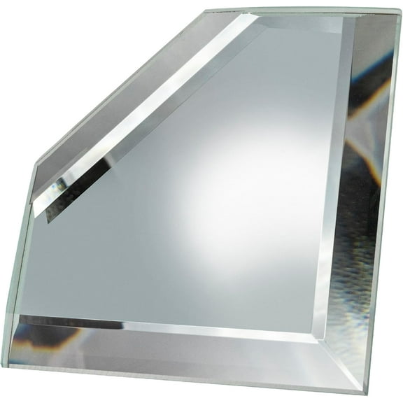Mitered Mirror Corner Beveled on 3 Sides