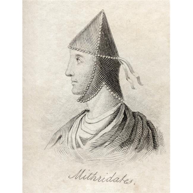 Mithridates VI 132 -63Bc Aka Mithridates The Great Megas & Eupator ...