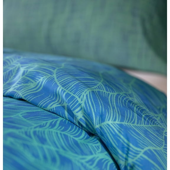 Miti-100% Cotton Twin Size Duvet Cover Set Including 1 Sham.Made in Green by Oeko-Tex.