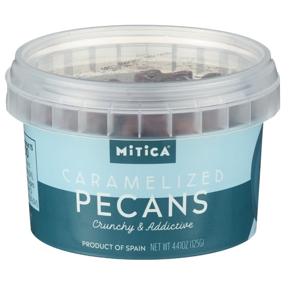 Mitica - Caramelized Pecans Minitub - 4.41 Oz, Case of 12