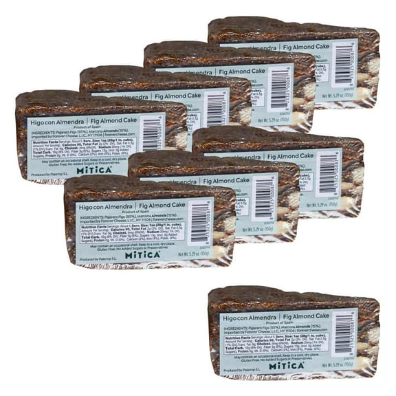 Mitica Fig and Almond Cake Wedges, 150 gr, 8 Pack