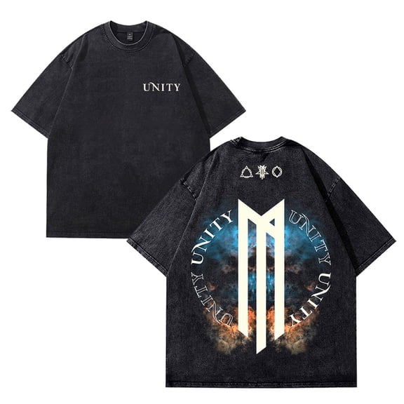 Mitis T-Shirt Crewneck Short Sleeve Men/Women Cotton Vintage Wash Tee Style3