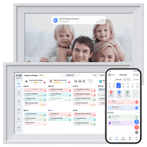 SPACWIS 10.1" Digital Calendar with IPS Touch Screen - Smart Electronic Calendar & Planner with Free App Control, Sync & Custom Alerts, Ideal Home Office Management Tool