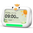 thumbnail image 1 of Mitoart Kids Alarm Clock - OK to Wake Clock for Toddlers,7 inch Sleep Training Clocks with Red/Green Lights, 8 Natural Sounds & 2 Levels Educational Alarm Clock for Kids., 1 of 9