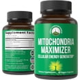 thumbnail image 1 of Mitochondria Maximizer with CoQ10 and Active PQQ. Best Mitochondrial Support Supplement with MCT Oil. Natural Cellular Generator for Clean, Energy Support. 60 Vegetarian Capsules, 1 of 7