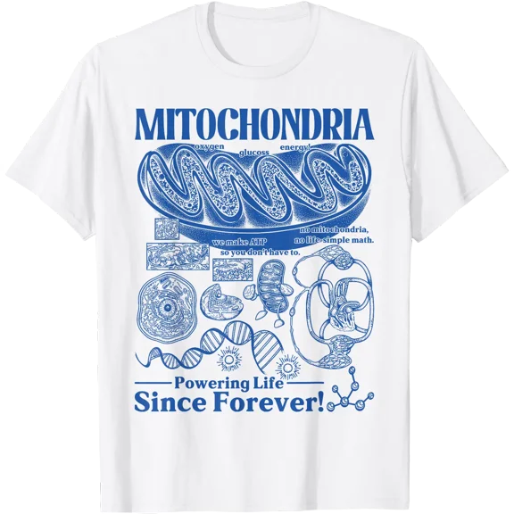 Mitochondria Vintage Science Biology Cell Diagram Geek Lab T-Shirt Hot Trending Shirt, Vintage Birthday Gift