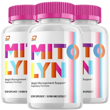 Mitolyn Keto Capsules - Mito Lyn Advanced Formula, Mitolyn Keto Pills All-Natural Maximum Strength 800MG, 3 Pack, 180 Capsules