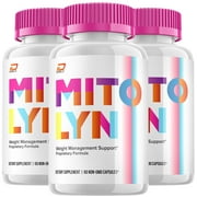Mitolyn Keto Capsules - Mito Lyn Advanced Formula, Mitolyn Keto Pills All-Natural Maximum Strength 800MG, 3 Pack, 180 Capsules