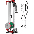 thumbnail image 1 of Mitonos Cable Crossover Machine, Lat Pull Down Machine with 18 Positions Dual Pulley System,  Wall Mount LAT Pull Down Machine  for Home Gym Fitness, 1 of 8