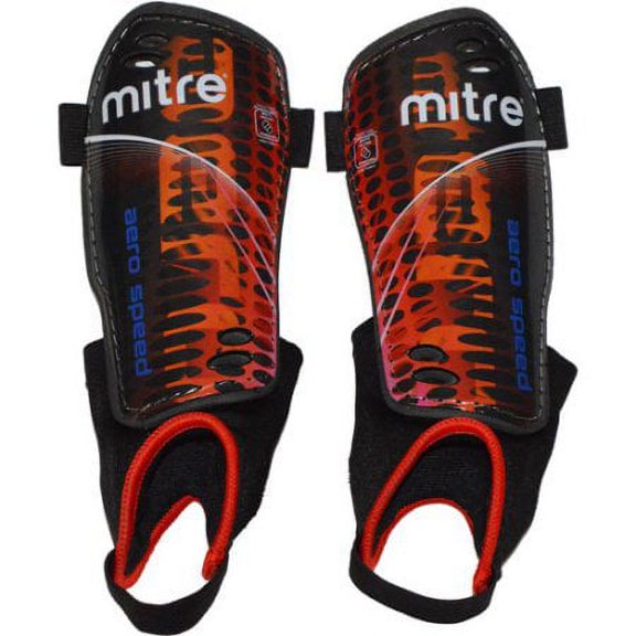 Mitre Aerospeed Shin Guard, Junior, Red