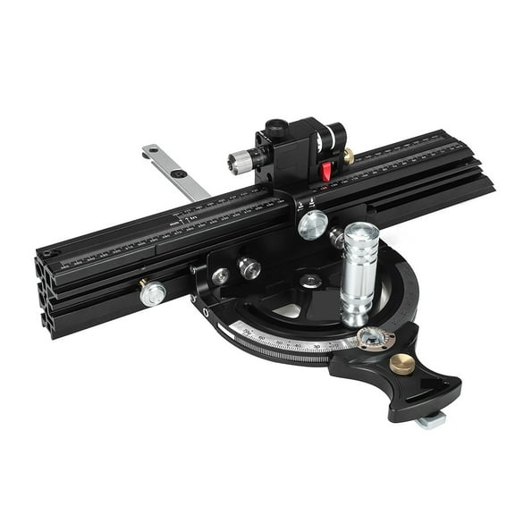 Mitre Gauge Fence with Gauge for Small Table Saw 50 Degree Angle Fence 360-610mm ,High Precision