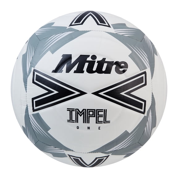 Mitre Impel One Training Soccer Ball – Durable 6-Panel Construction – Soft-Touch Foam & Hyperflow Grooves – for Grass or AstroTurf – Sizes 3,4,5