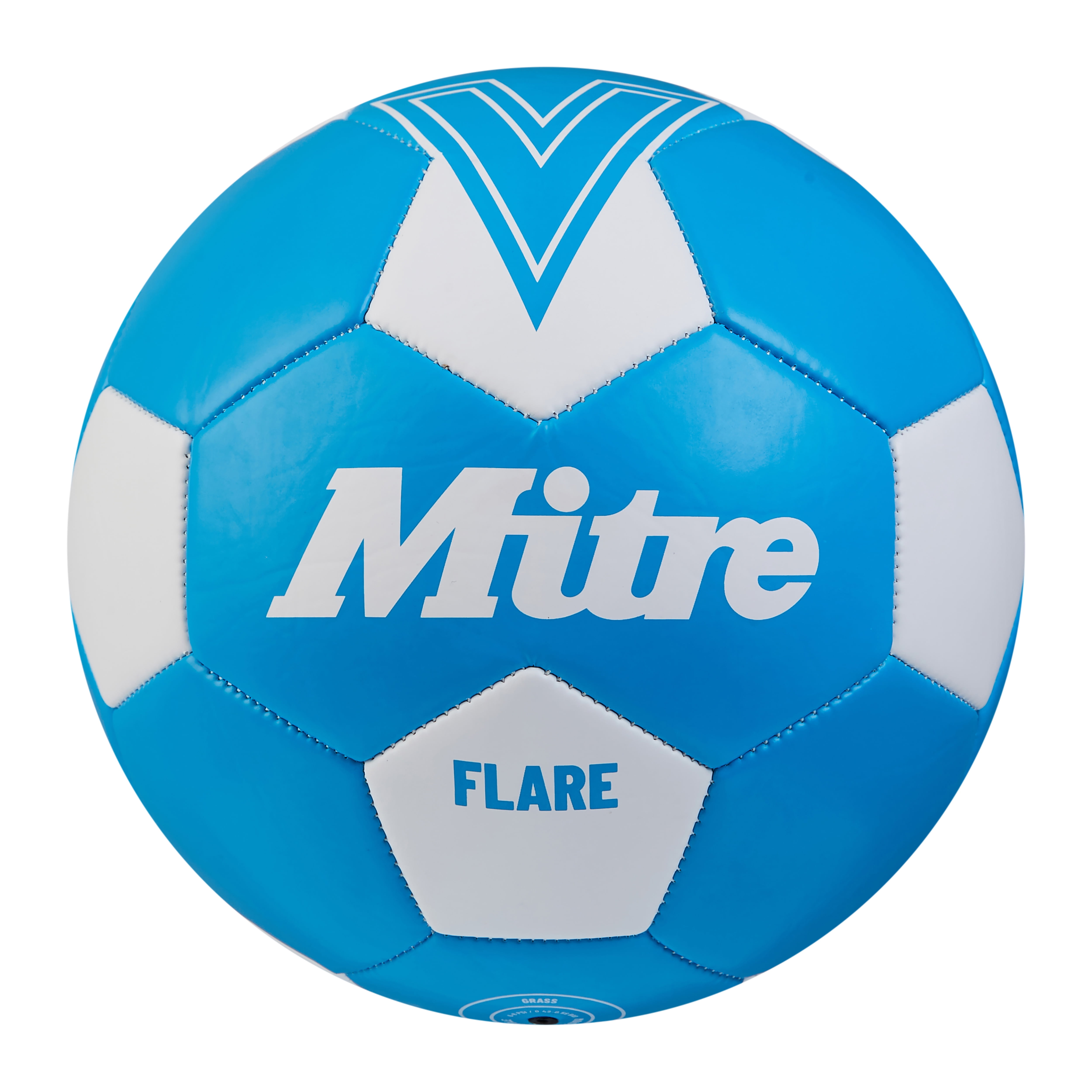 Mitre Unisex Recreation Soccer Ball - Durable Machine-Stitched 32-Panel Construction - Soft-Touch Feel - Versatile Play on Grass & AstroTurf - Available in Sizes 3, 4 & 5