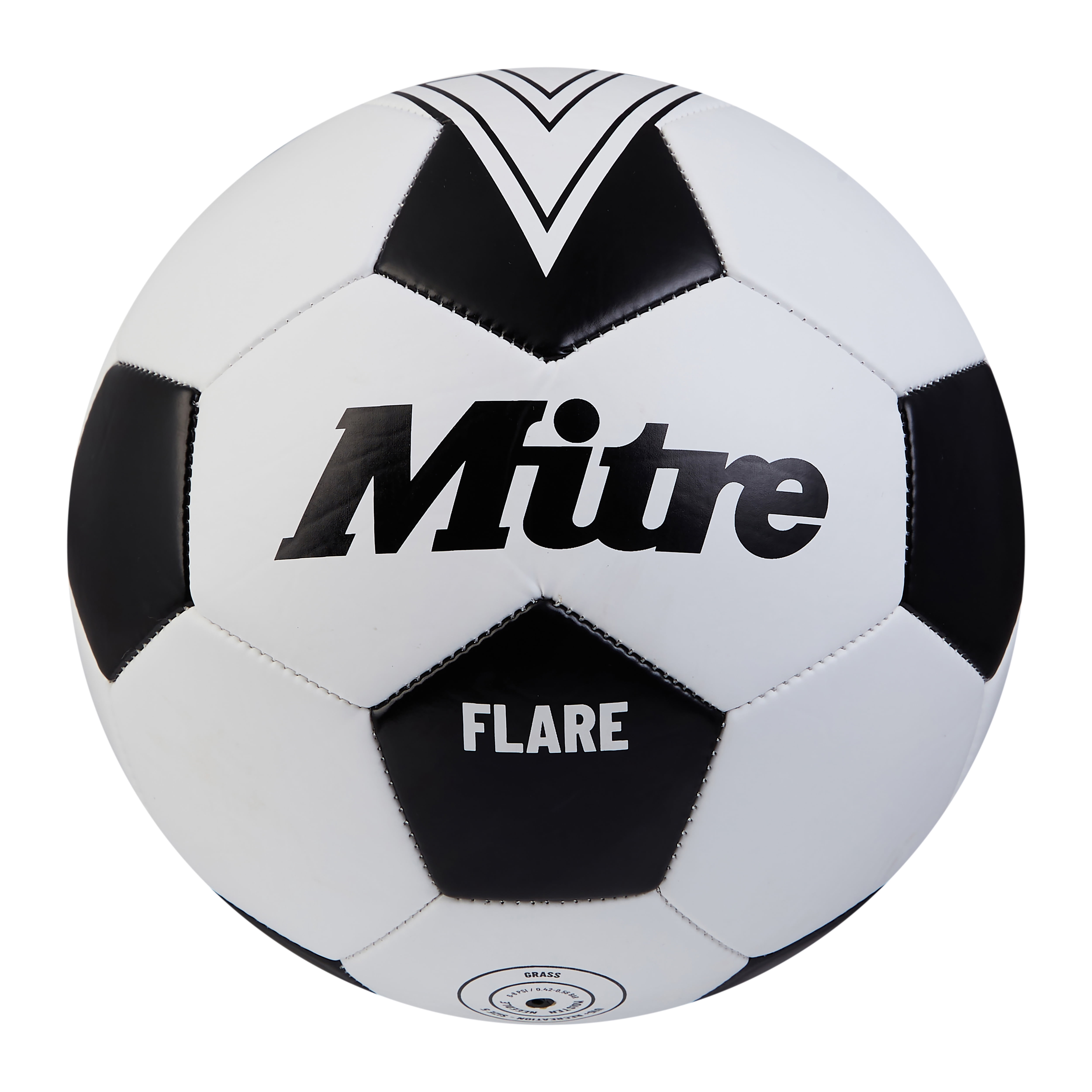 Mitre Unisex Recreation Soccer Ball - Durable Machine-Stitched 32-Panel Construction - Soft-Touch Feel - Versatile Play on Grass & AstroTurf - Available in Sizes 3, 4 & 5