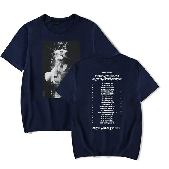 Mitski 2024 Tour Merch Unisex Cotton Short Sleeve T-Shirt - Pop Graphic Print for Casual Wear