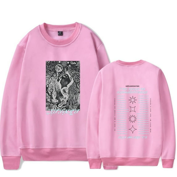 Mitski 2024 Tour Merch crew neck sweatshirt Popular Graphics Print Unisex Trendy Casual Streetwear