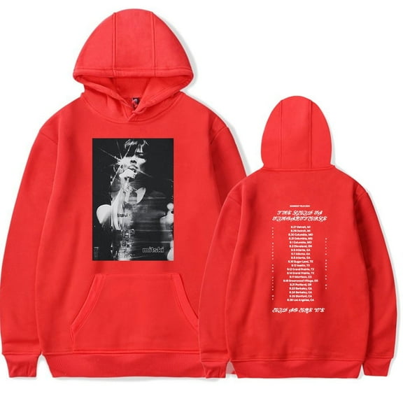 Mitski 2025 Tour Hoodie Merch unisex fashion long sleeved casual hooded sweatshirt