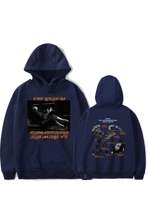 Mitski Hoodies The Land Is Inhospitable And So Are We Album Merch Popular Print Unisex Trendy Casual Streetwear