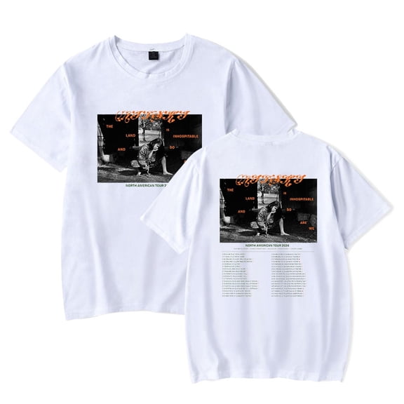 Mitski Merch The Land Is Inhospitable And So Are We Tour 2024 Women's men's fashionable round neck short sleeved T-shirt