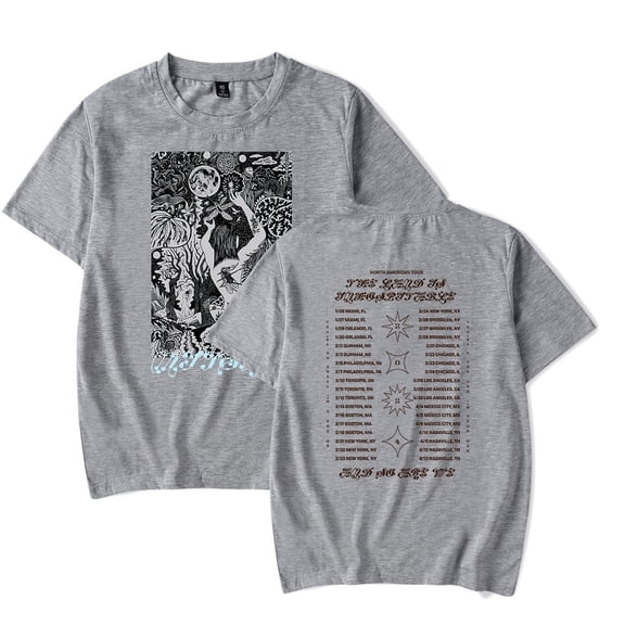 Mitski Miyawaki T-shirt Summer Casual Fashion Short Sleeves Neutral Street Fashion Tops