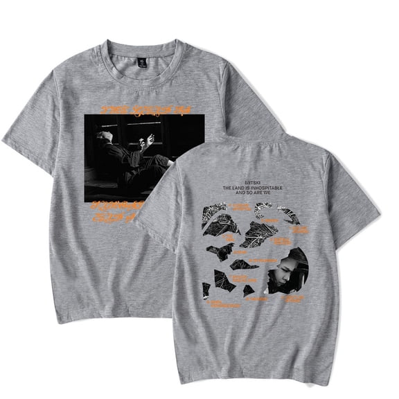 Mitski Mystery The Land Is Inhospitable and So Are We Album Shirt Unisex Fashionable Casual Short Sleeve Top