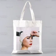 Mitski Singer Shopping Bag Women Canvas Be The Cowboy Tote Eco Bag Cartoon Bury Me At Makeout Creek Shopper Shoulder Bags E
