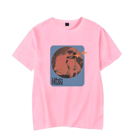 Mitski Stars Retro T-Shirt Merch Summer For Women/Men Unisex O-neck Short Sleeve Tshirt Fashion Streetwear