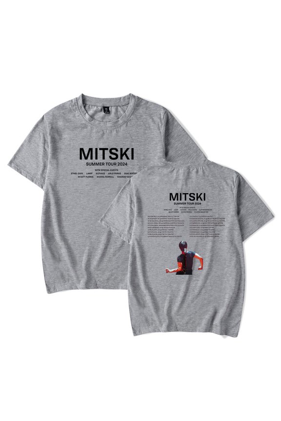 Mitski Summer Tour 2024 T-Shirt Merch Summer For Women/Men Unisex O-neck Short Sleeve Tshirt Fashion Streetwear