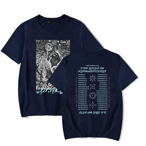 Mitski T-shirts 2024 Tour Merch Popular Reversible Print Unisex Fashionable Casual Short Sleeve Top
