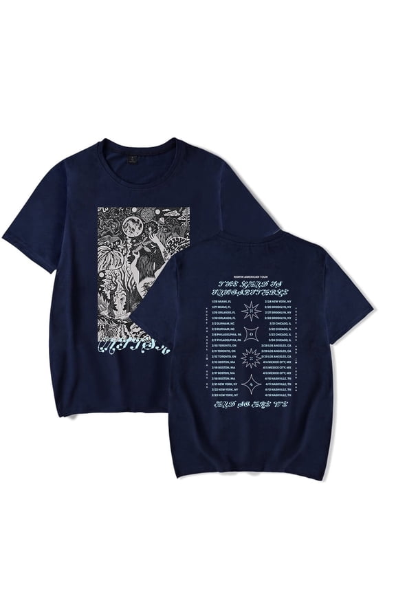 Mitski Tour Merch T-shirt New Printed Short Sleeved Men's And Women's Fashionable Casual Top