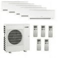 thumbnail image 1 of Mitsubishi 42,000 BTU 5 Zone Wall Mounted Ductless Mini-Split Heat Pump System - 19.7 SEER (6K+6K+9K+15K+15K), 1 of 1
