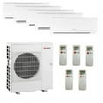thumbnail image 1 of Mitsubishi 42,000 BTU 5-Zone Wall Mounted Mini-Split Heat Pump System - 19 SEER, 1 of 2