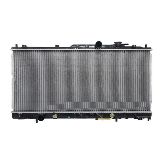For Mitsubishi Eclipse 2000 Radiator Passenger Side | 2.4L L4 | 0.31 Inches Fin Wave Height | With Transmission Oil Cooler | 1 Row | Made of Aluminum | Replacement For MI3010191 | MR373101